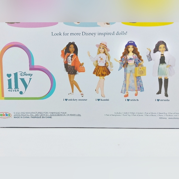 Disney 100 Years Of Wonder Ily 4ever Inspired By Mickey Fashion Doll NEW 2023 - Picture 7 of 8
